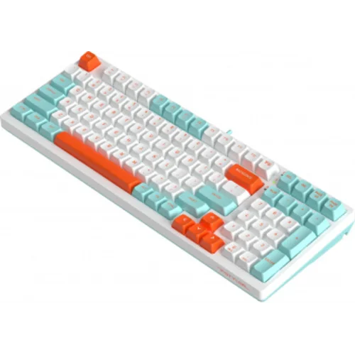 Клавиатура A4Tech Fstyler FS300 механическая белый USB for gamer LED (FS300 PANDA SNORKLENING)